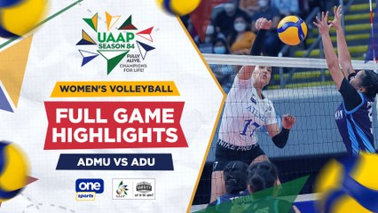 Ateneo vs. Adamson Round 2 highlights | UAAP Season 84 Women's Volleyball