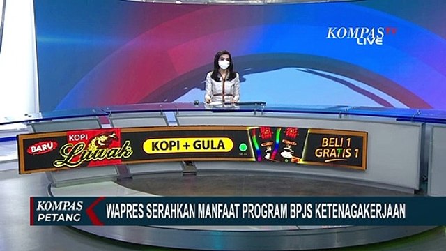 Wapres Ma'ruf Amin Serahkan Manfaat Program BPJS Ketenagakerjaan