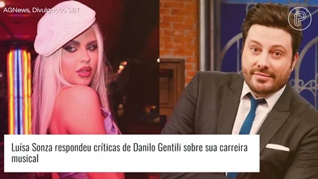 Luísa Sonza responde declarações machistas de Danilo Gentili e manda recado para apresentador