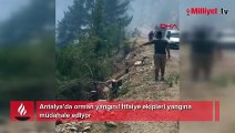 Antalya'da orman yangını! Ekipler müdahale ediyor