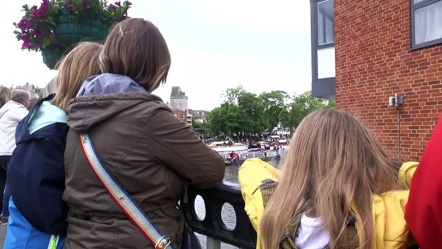 Queen's Row barge leads Platinum Jubilee Flotilla