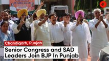 In A Jolt To Punjab Congress, Former Ministers, MLAs Join BJP