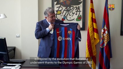 Laporta explica la inspiración de la nueva camiseta del Barça / Redes