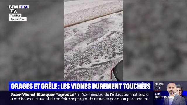 Orages et grêle: Je n'ai jamais vu cela sur Tours , affirme un habitant