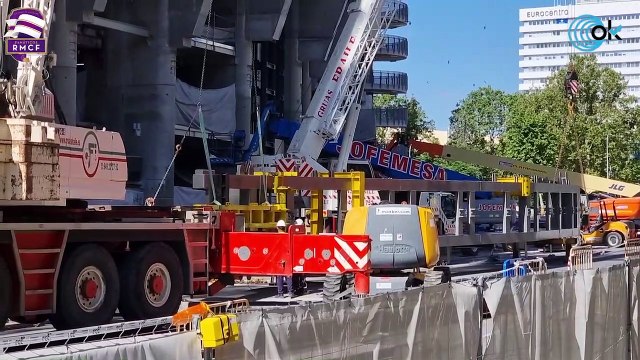 Las fachadas del Bernabéu avanzan a gran velocidad