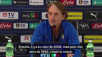 Ligue des Nations - Mancini : "Italie v Allemagne, pour moi, c'est 1982"