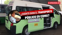 ¿CUÁNTO GANAN los CHOFERES de TRANSPORTE PÚBLICO en la CDMX? | ÚLTIMAS NOTICIAS