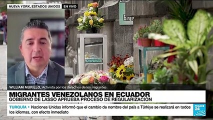 William Murillo: "Muchos venezolanos tendrán la oportunidad de asentarse en Ecuador"