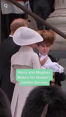 Harry and Meghan make first public appearance at queen’s Platinum Jubilee