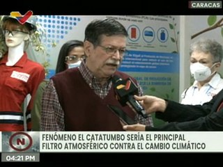 Filtro natural atmosférico contra el cambio climático se genera por el Relámpago del Catatumbo