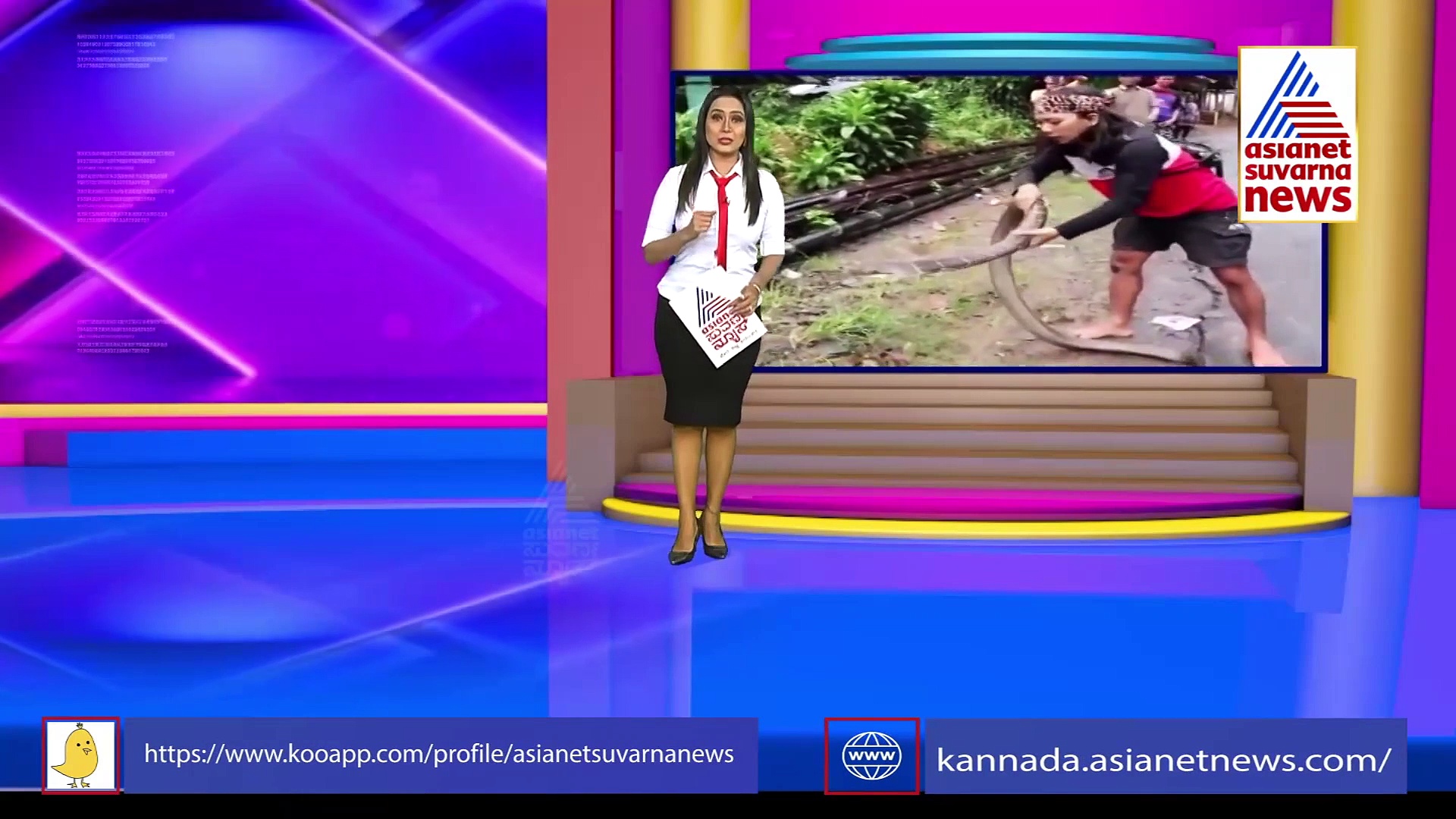 ಬೃಹತ್ ವಿಷ ಸರ್ಪವನ್ನು ಬರಿಗೈಲಿ ಹಿಡಿದ ಬಹದ್ದೂರ್ ಹೆಣ್ಣು!