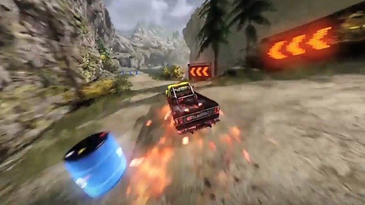 Fireburst  - trailer zu den rennstrecken