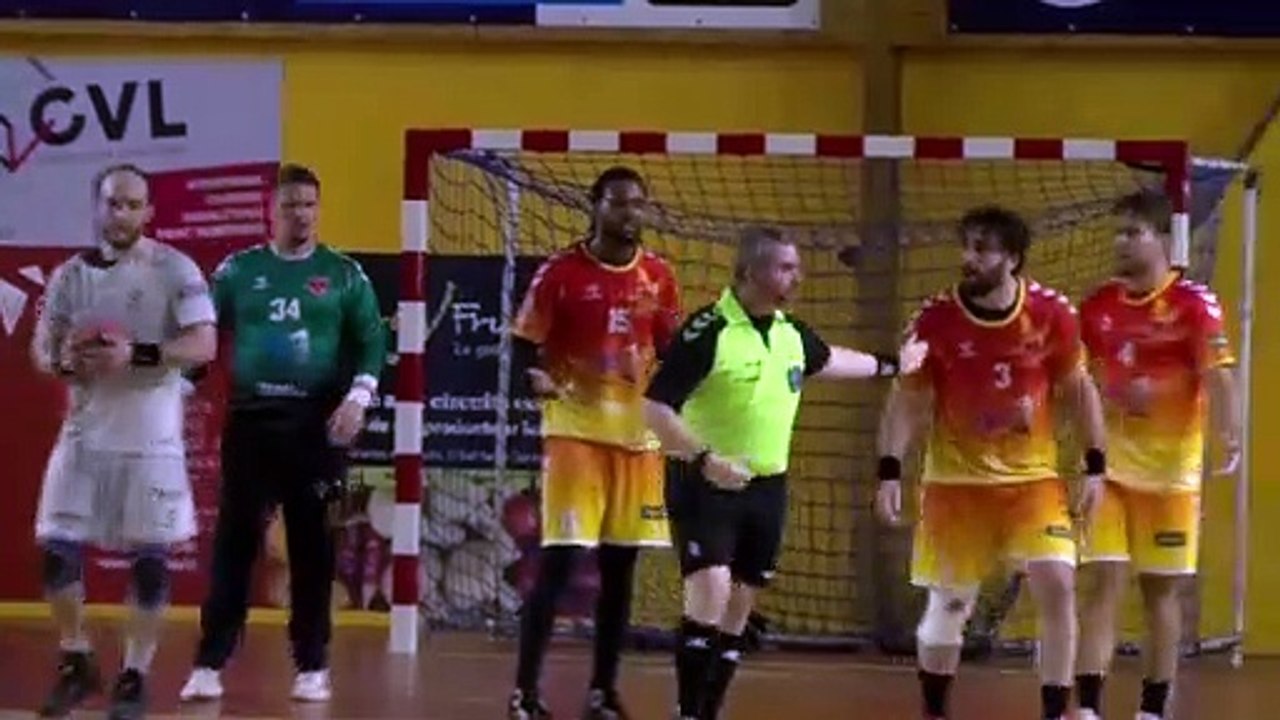 Images maritima: quelques actions de la finale entre Martigues Handball et Bordeaux