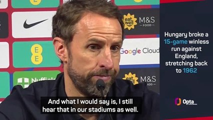 Southgate 'surprised' at boos from Hungarian fans