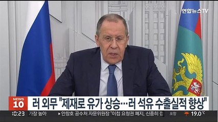 러 외무 "제재로 유가 상승…러 석유 수출실적 향상"