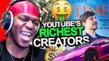 FAMOUS YOUTUBERS REACTING TO  Richest Youtubers In 2020