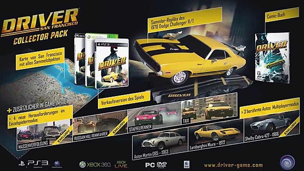 Driver: San Francisco - Trailer zur Collector's Edition