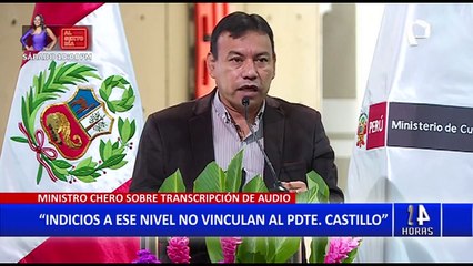 Download Video: Ministros de Justicia y Cultura aseguran que investigación a Castillo es inconstitucional