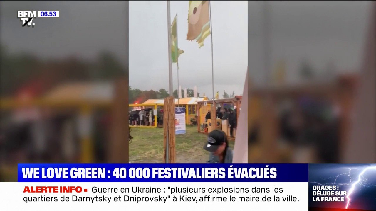 We Love Green: 40 000 spectateurs évacués à cause des orages