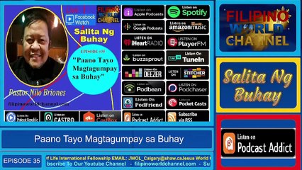 "Paano Tayo Magtagumpay sa Buhay"  - SALITA NG BUHAY EPISODE #35