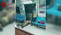 Yenikapı-Hacıosman Metro Hattı'nda intihar girişimi, raylara atlayan bir kişi yaralı olarak kurtarıldı