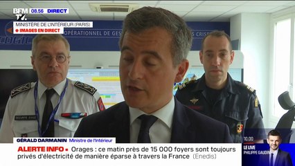 Gérald Darmanin: "Une petite fille de 13 ans est aujourd'hui dans un état critique"
