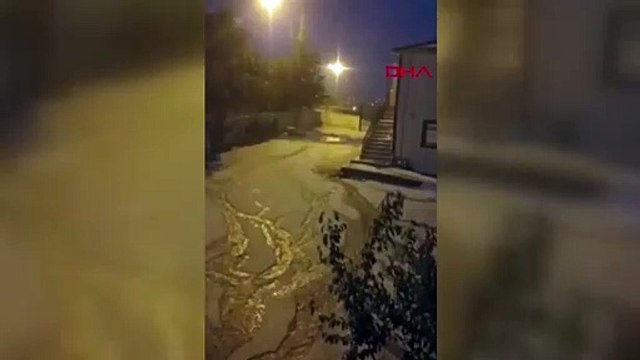 Başkente dolu yağdı: Yağış tarım arazilerine zarar verdi