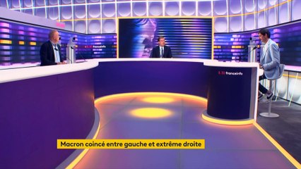 "La cohabitation pendant cinq ans ce serait une catastrophe pour la France", a déclaré Olivier Becht, président du groupe Agir Ensemble