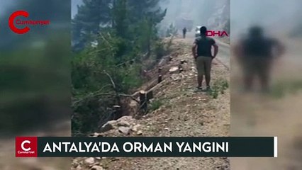 Antalya'daki orman yangını, 6 saatte kontrol altına alındı