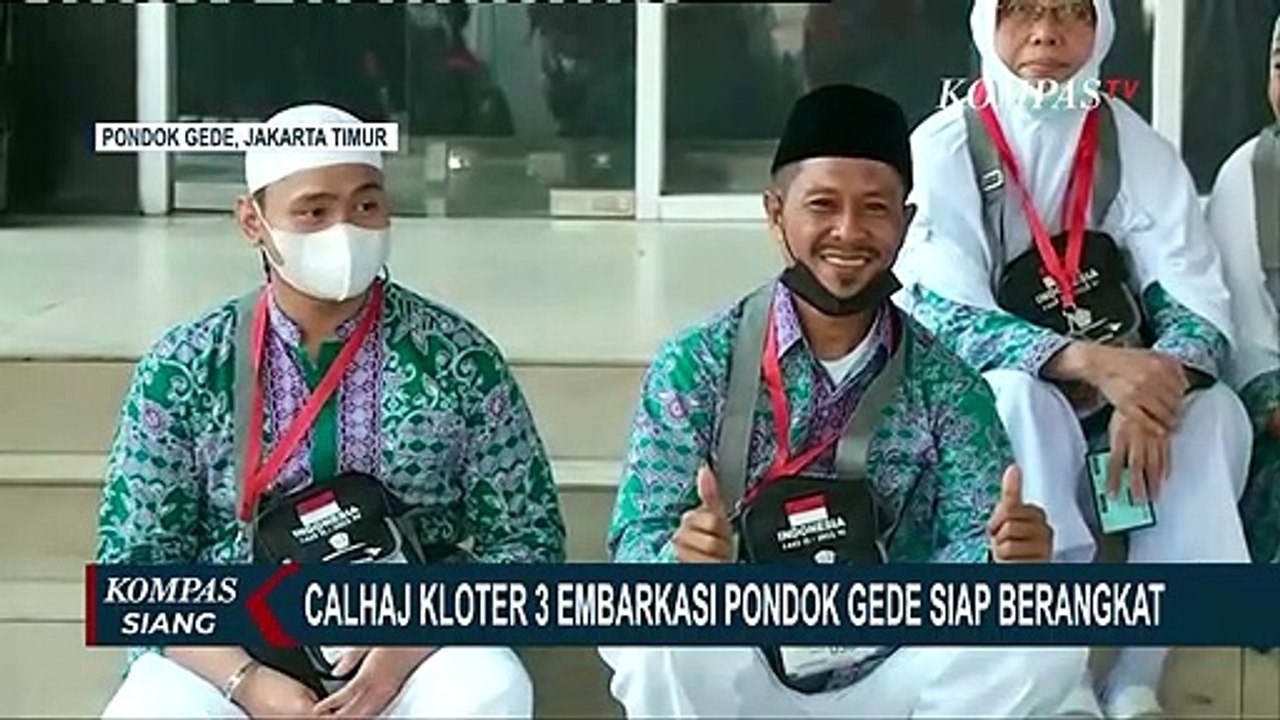 389 Calon Haji Kloter Ketiga dari Embarkasi Pondok Gede Jakarta Akan Segera Berangkat ke Madinah!