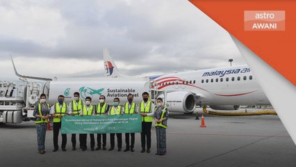 Bahan Api Mampan | MAG, PDB kendali penerbangan sulung penumpang guna SAF