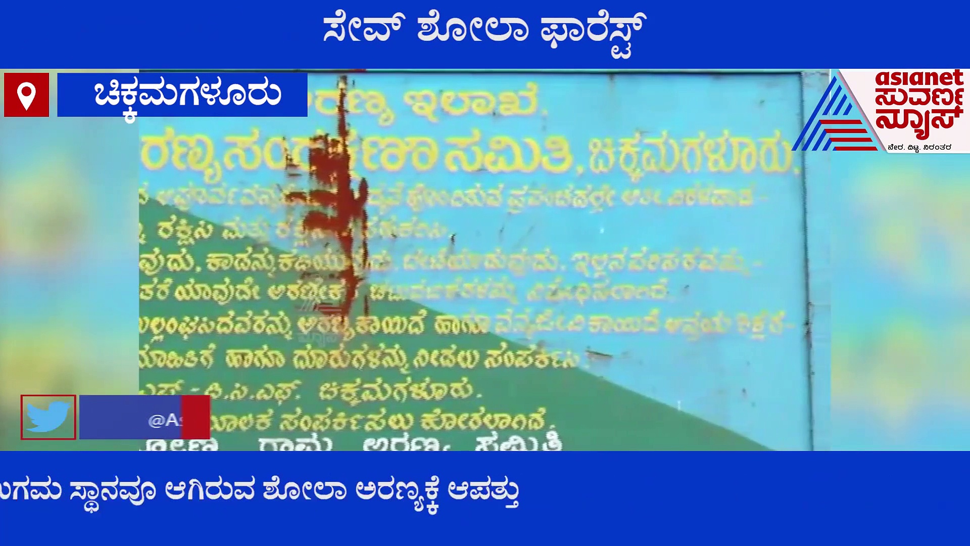Save Shola :  ಶೋಲಾ ಅರಣ್ಯ ರಕ್ಷಣೆಗೆ ಕಾಫಿ ನಾಡಿನ ಜನರ ಆಗ್ರಹ