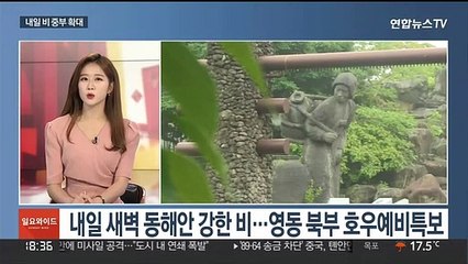 [일요와이드] 충청 이남 반가운 단비…내일 중부 곳곳 확대