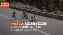 #Dauphiné 2022 - Étape 1 / Stage 1 - 3 coureurs en tête / 3 riders ahead
