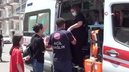 Sınavdan çıkan öğrenci heyecandan bayıldı