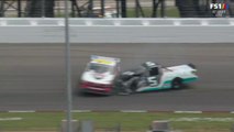 NASCAR Truck Series 2022 Gateway Race Finish Hocevar Big Crash Hits