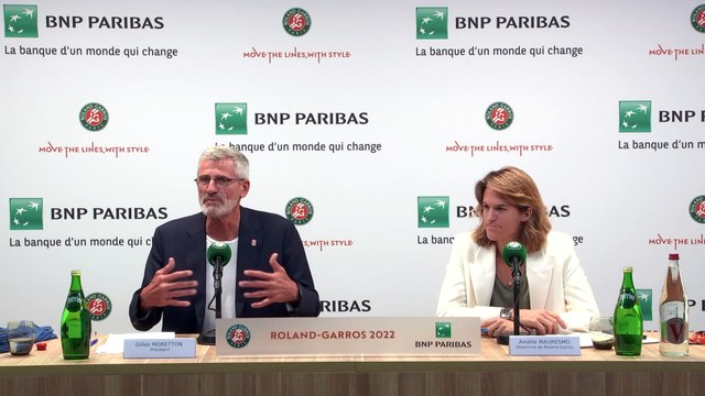 Roland-Garros 2022 - Amélie Mauresmo et Gilles Moretton, le bilan des chiffres records : On va passer les 300 millions d'euros de chiffre d'affaire sur ce Roland-Garros 2022