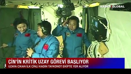 Çin, uzay istasyonuna yeni taykonot ekibini yolladı
