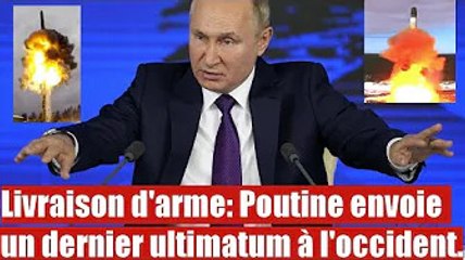 Poutine menace de bombarder si Kiev reçoit encore les armes de l'occident.