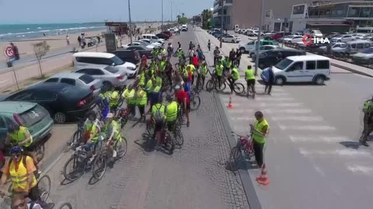 Samsun'da "Çevre Dostu Bir Yaşam" için bisiklet turu düzenlendi