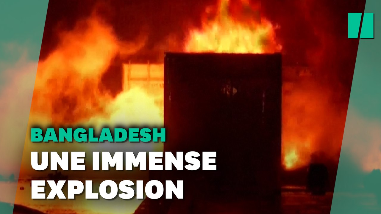Au Bangladesh, une explosion dans entrepôt fait des dizaines de morts