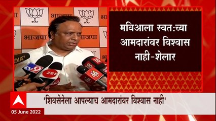 Ashish Shelar : शिवसेनेच्या संजय पवारांचा पराभव होईल, मविआला स्वत:च्या आमदारांवर विश्वास नाही