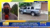 Hombre muere accidentado en la Col. Manuel Fernández de Choluteca