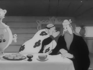 Пушкин. Сказка о попе и его работнике Балде мультфильм 1940