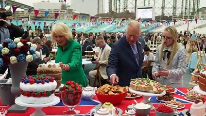 Prince Charles at the Big Lunch jubilee celebrations