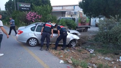 Devrilen otomobilin sürücüsü öldü