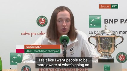 'Using sports as a platform is important' - Swiatek and Gauff