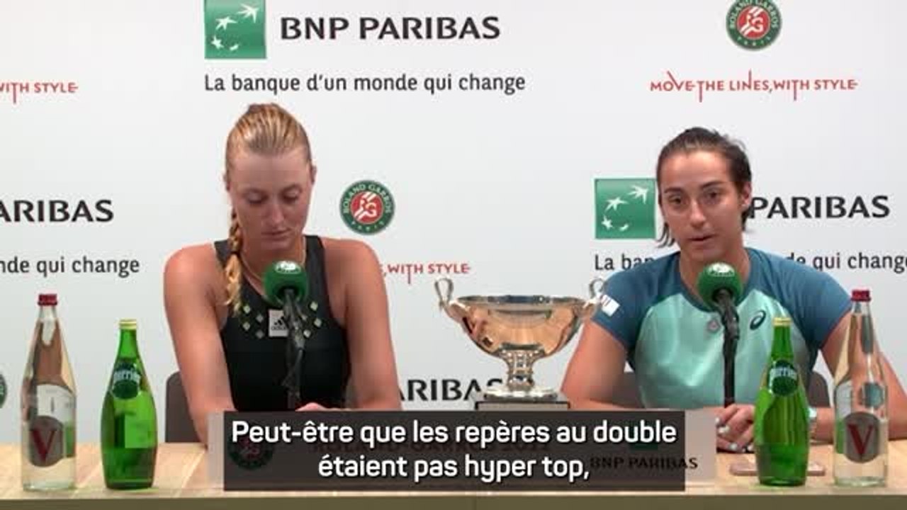 Roland-Garros - Garcia et Mladenovic : "On a senti la confiance monter"