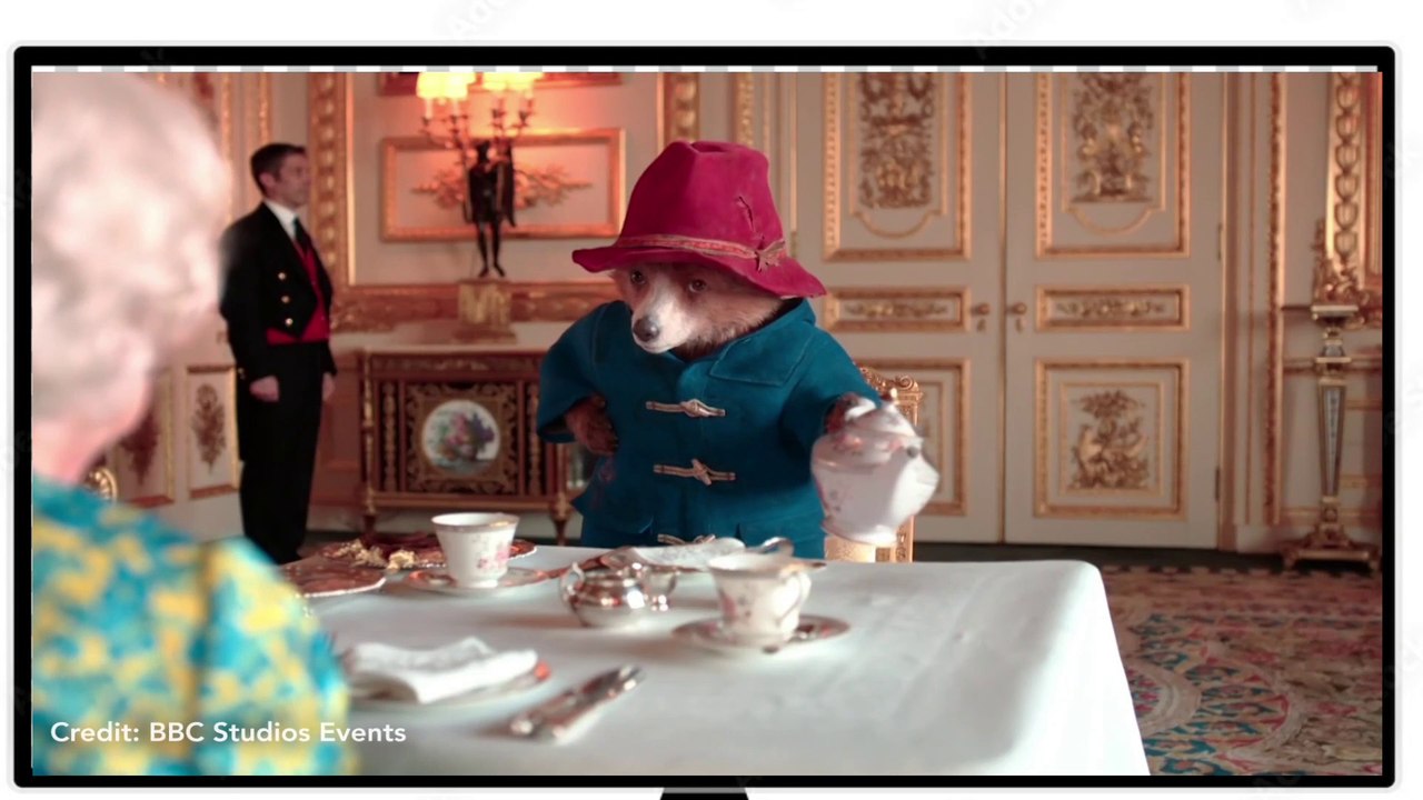 Queen steals the show at Platinum Jubilee concert with Paddington Bear