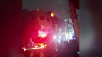 경기도 부천 상가 건물에서 불...다친 사람 없어 / YTN
